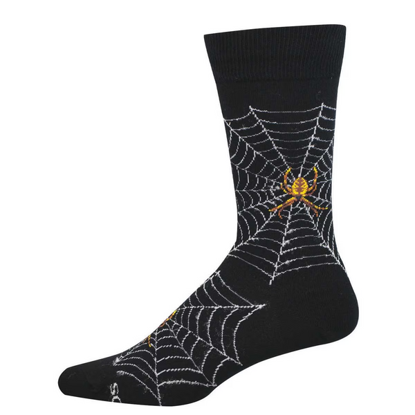 Men's Spider Webs Crew (Black)