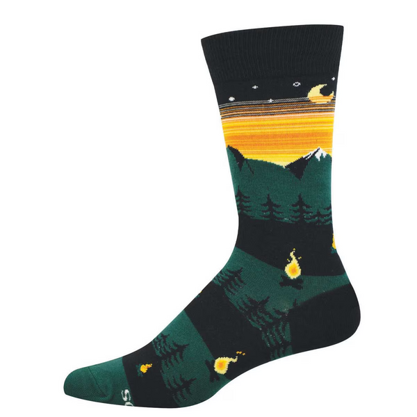 Men's Campfire Vibes Crew (Black)