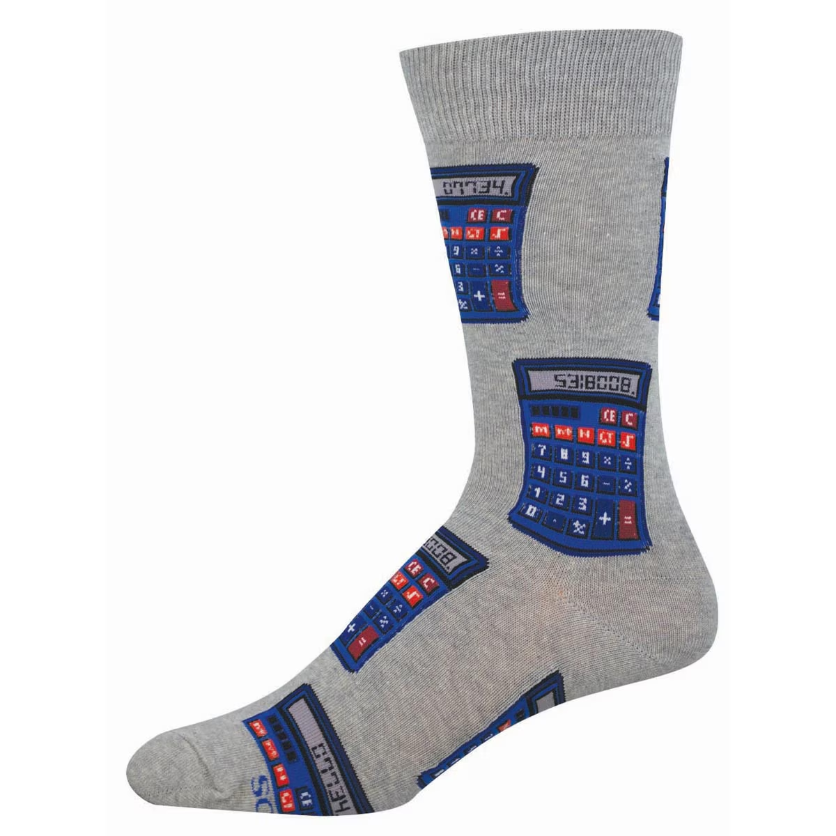 Men's Hello Boobies Crew (Light Gray Heather)