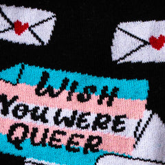 Unisex Wish You Were Queer Crew (M/L)