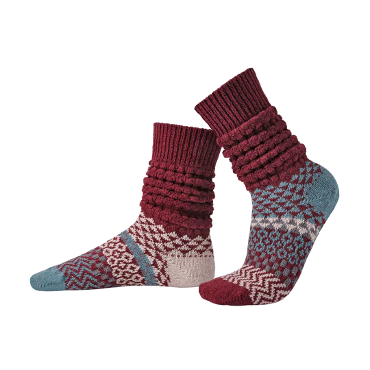 Fusion Slouch Crew Socks- Nori (Small)