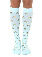 Rainbow Compression Knee High