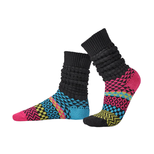 Fusion Slouch Crew Socks- Tetra (Medium)