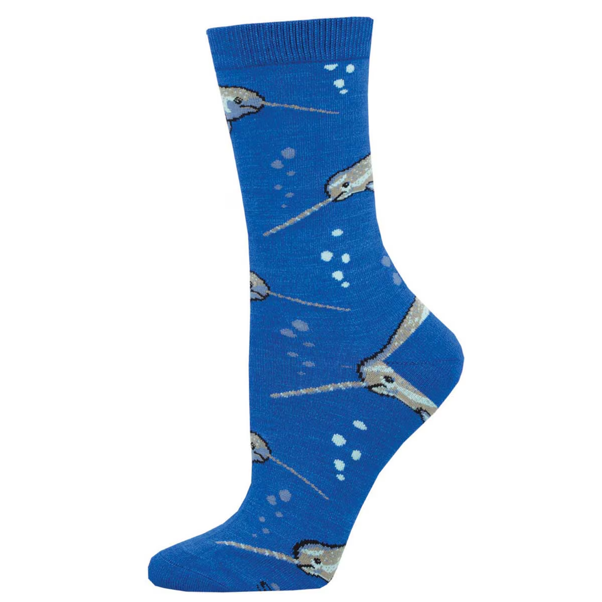 Women's Hecka Gnarly Bamboo Crew (Blue Heather)