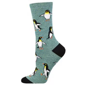 Women's Bamboo Penguin Personality Crew