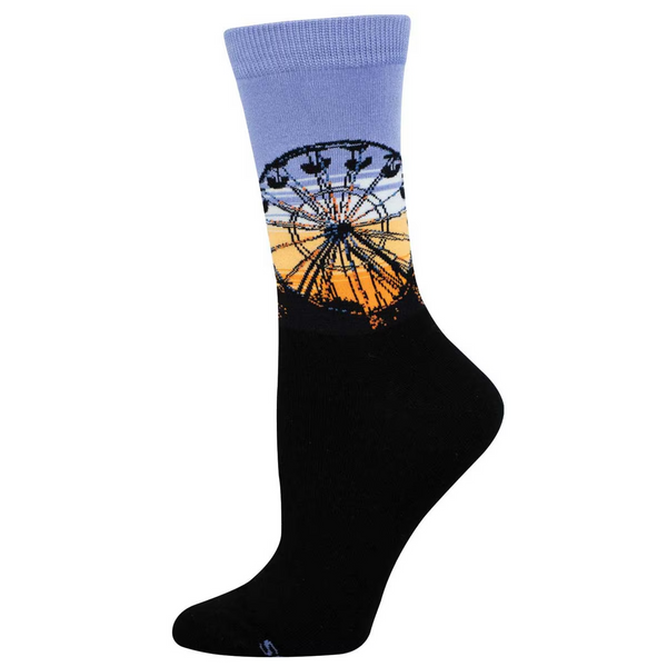 Women's Sunrise At The State Fair Bamboo Crew (Blue)