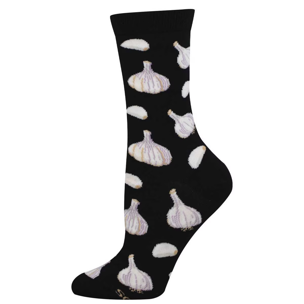 Women's Gilroy Garlic Bamboo Crew (Black)
