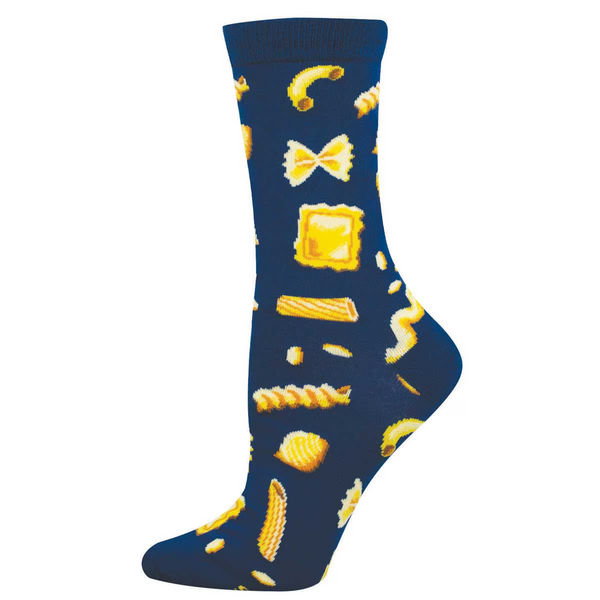 Women's Hasta La Pasta Bamboo Crew (Navy)