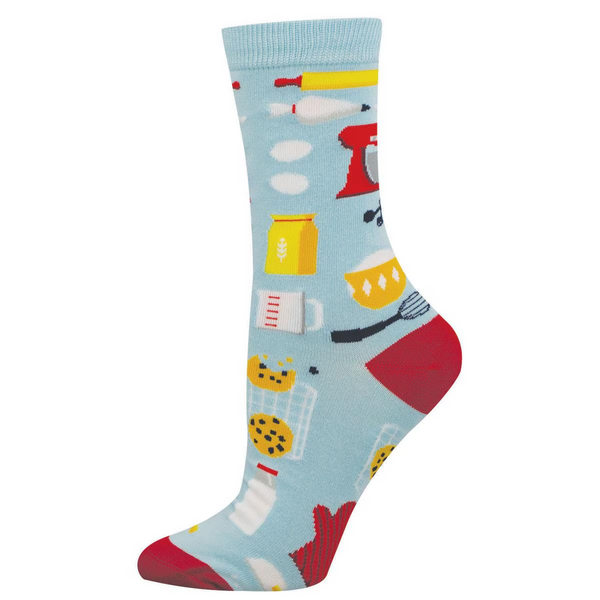 Women's Bake It Til You Make It Bamboo Crew (Blue)