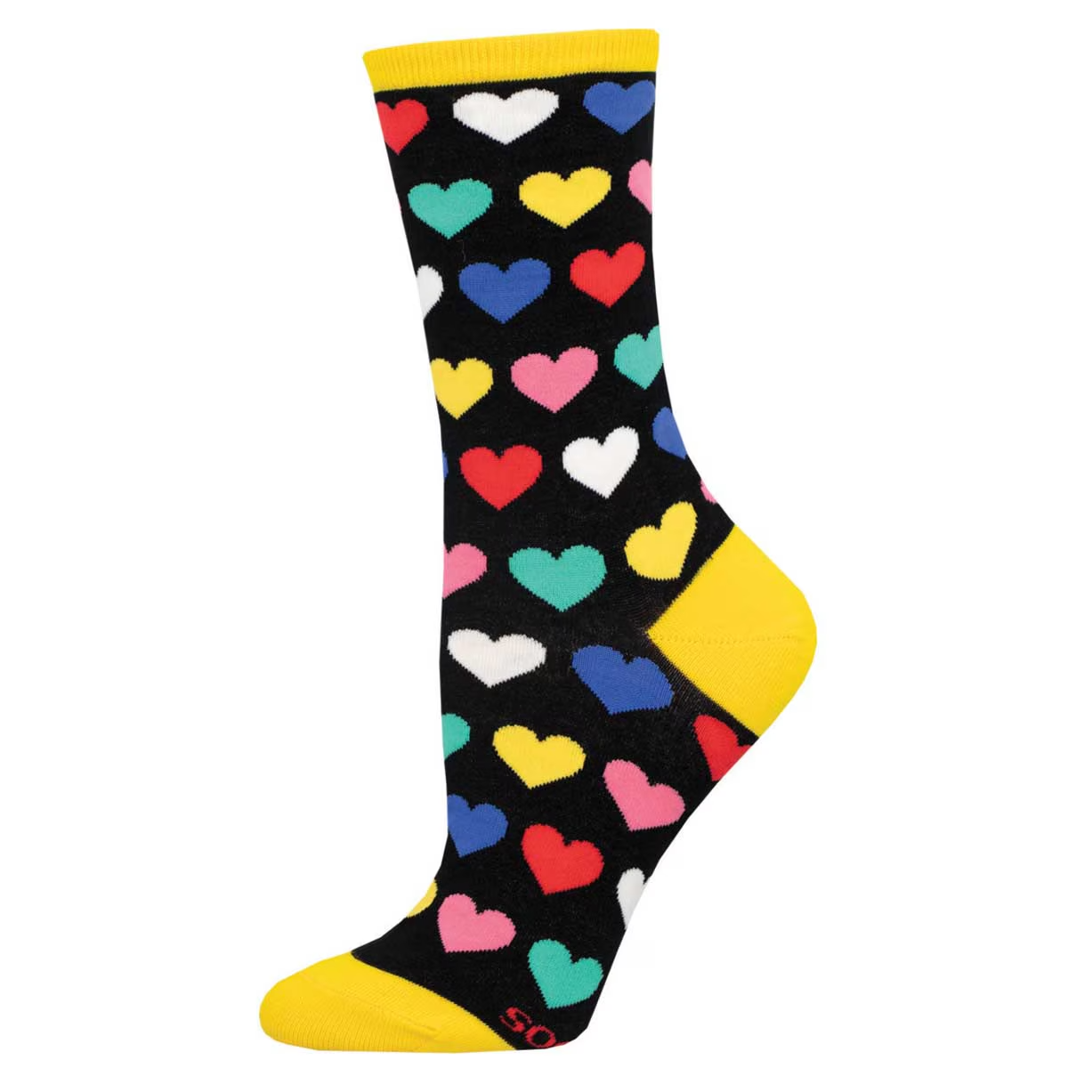Women's Heart To Heart Crew (Black)