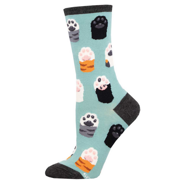 Women's Toe Beans Crew (Blue)