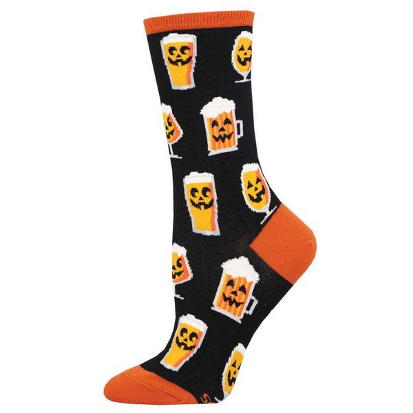 Women's Pumpkin Beer Crew (Black)