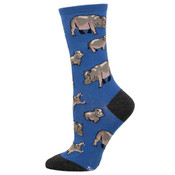 Women's Herd Of Hippos Crew (Blue)