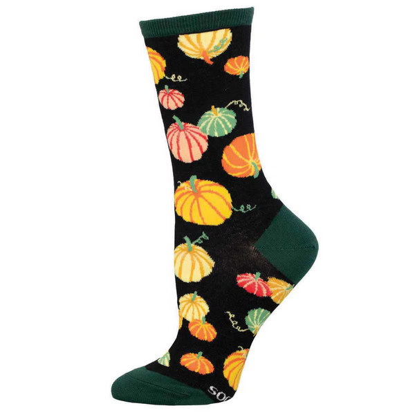 OOS_Women's Ain't That Something Pumpkin Crew (Black)