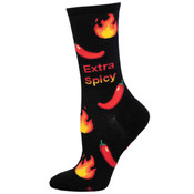 Women's Extra Spicy Crew (Black)