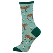 Women's Hauling Ass Crew (Blue Heather)