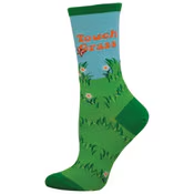 Women's Touch Grass Crew (Green)