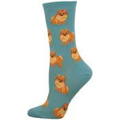 Women's Perfect Pomeranian Crew (Blue)