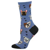 Women's Bully Mugs Crew (Blue Heather)