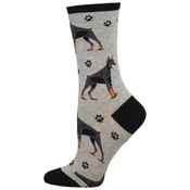 Women's Doberman Crew (Light Gray Heather)