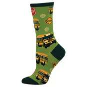 Women's School Bus Crew (Green)