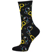 Women's Blowing Bubbles Crew (Black)
