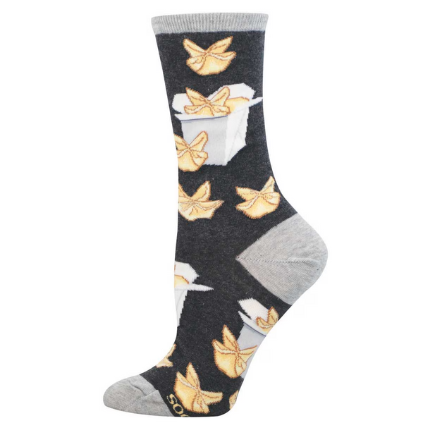 Women's Crab Rangoon Crew (Charcoal Heather)