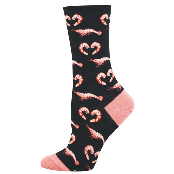 OOS-1/5_Women's Shrimpy Love Crew (Black)