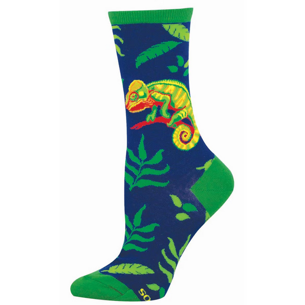 Women's Bright As A Chameleon Crew (Navy)