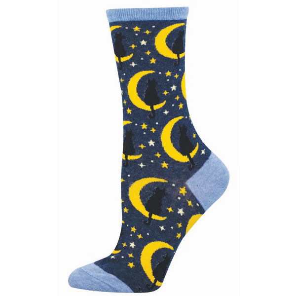 Women's Lunar Cat Crew (Navy Heather)