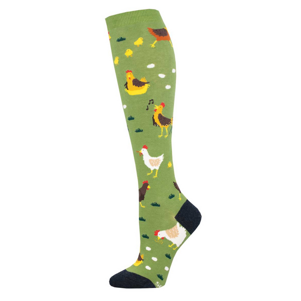 ZZNB-10/24_Women's Chicken Ranch Knee High (Green)