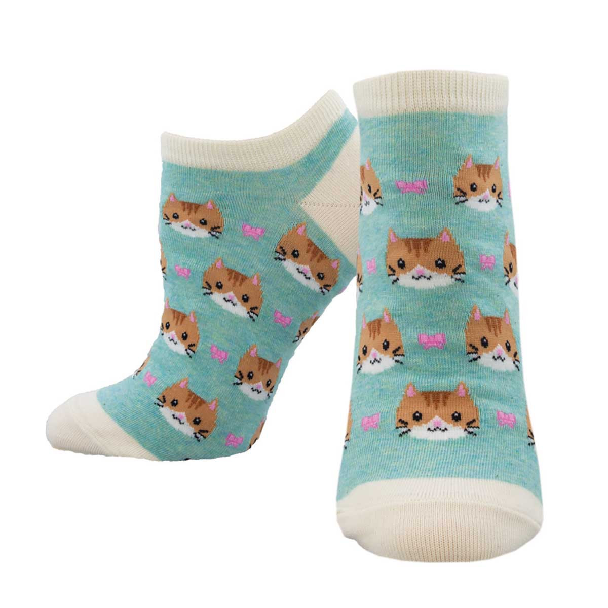 OOS_Women's Hearty Kitty Ankle (Blue Heather)