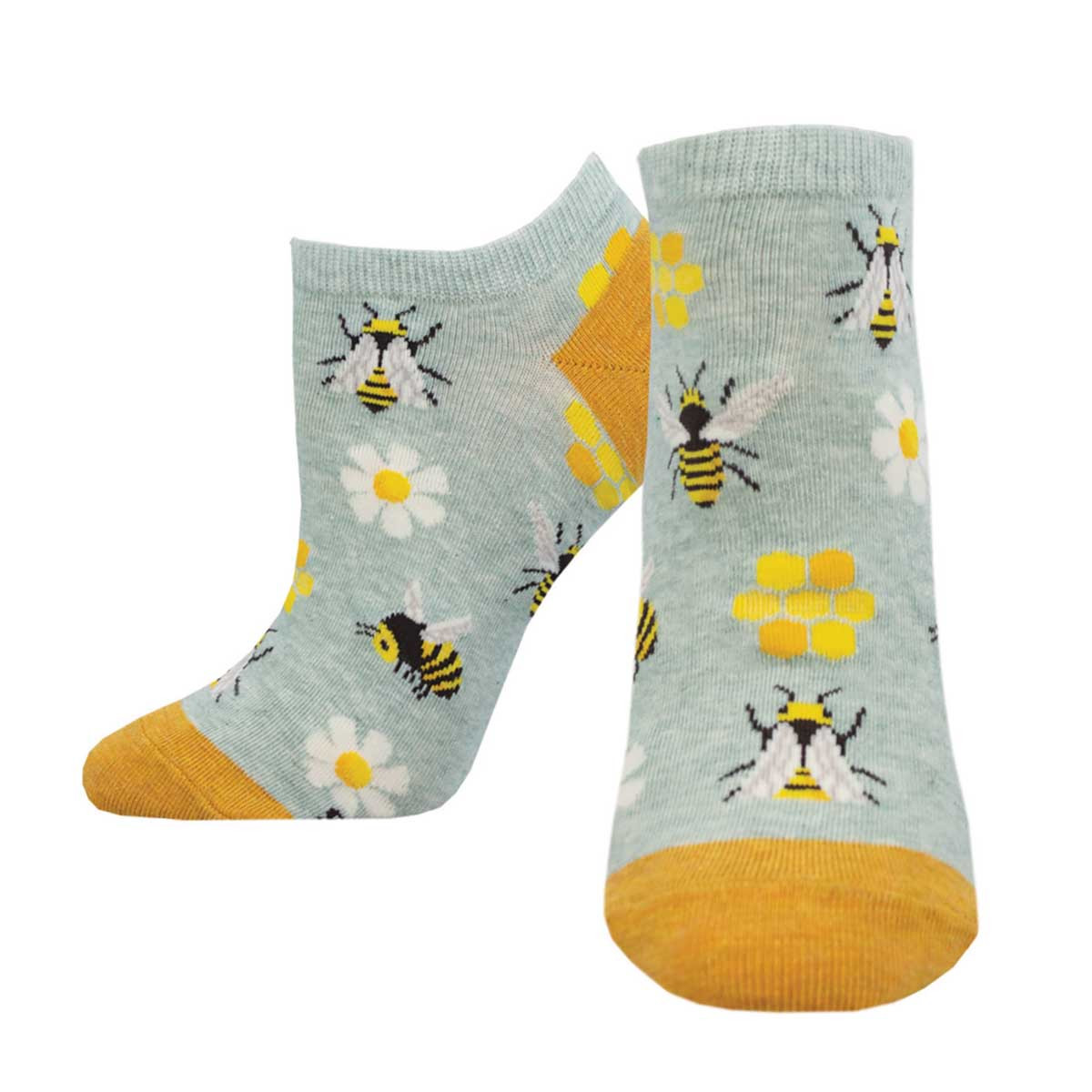Women's To Bee Or Not To Bee Ankle (Mint Heather)