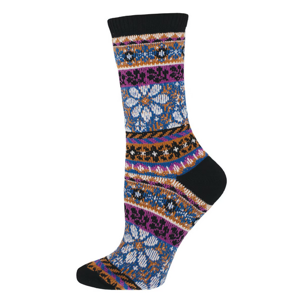 OOS-9/1_Comfortable In The Garden Sweater Crew (Blue)