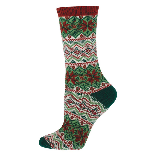 OOS-9/1_Women's Pray For Snow Sweater Crew (Green)