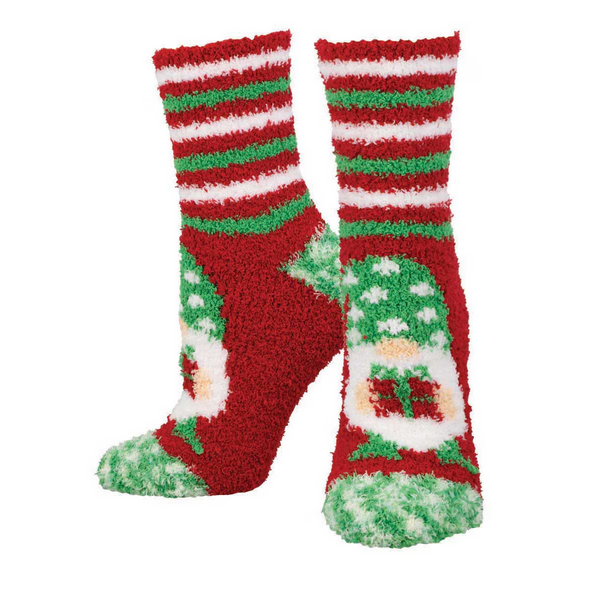 Women's Warm & Cozy Gnome More Gifts Crew (Red)