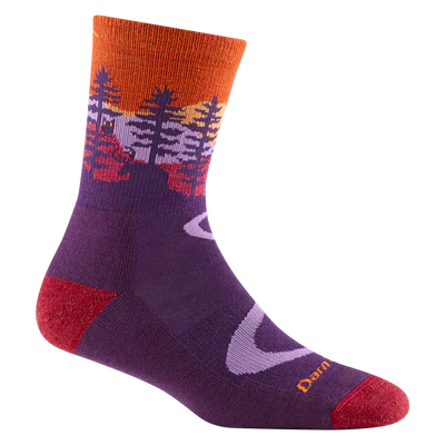 Women's Northwoods Micro Crew Midweight Hiking Sock (Nightshade)