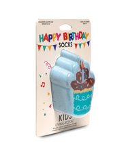 Kid's Cupcake Birthday 3D Socks (4-8 Years)