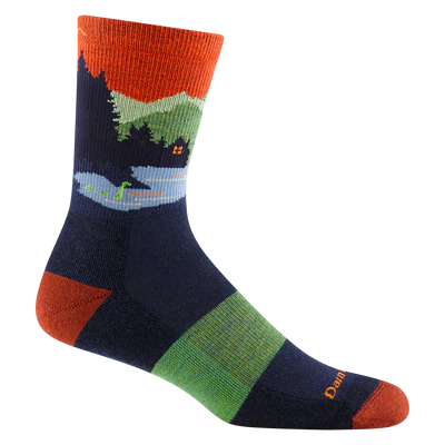 Men's Close Encounters Micro Crew Midweight Hiking Sock (Eclipse)