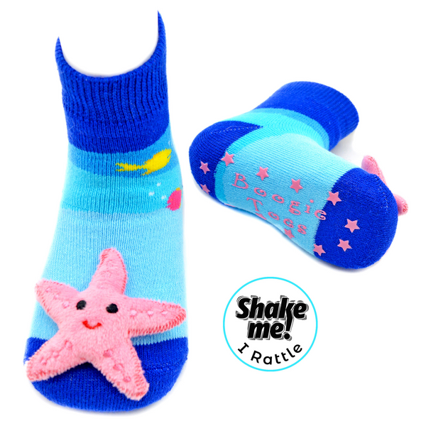 Kid's Starfish Boogie Toes Rattle Crew (1-2 Years)