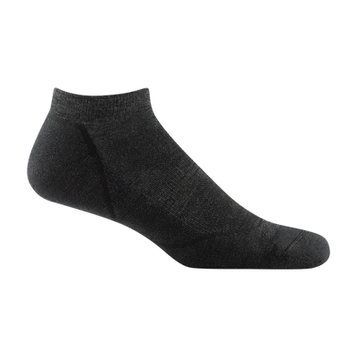 Men's No Show Light Hiker Lightweight Hiking Socks (Black)