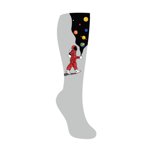 Unisex Stretch-It Moon Walk in the Morning Knee High