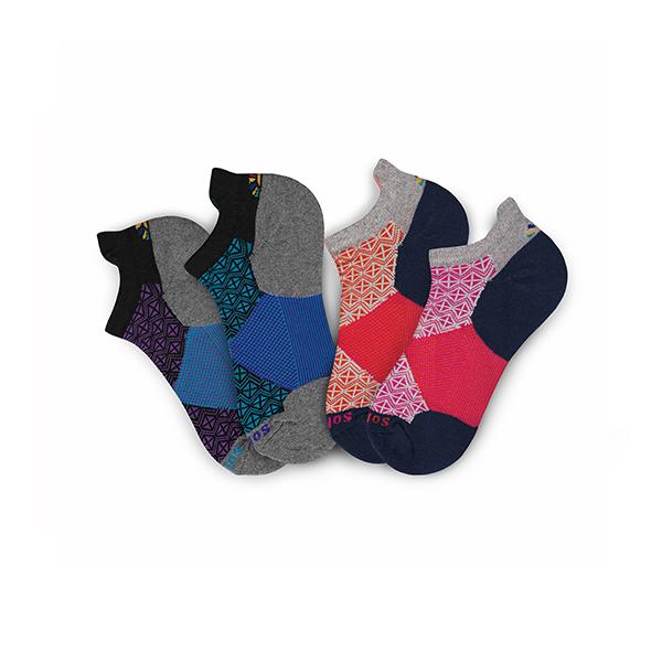 Performance Wool Ankle - 4 Pairs (Flame)