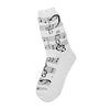 Women's Music Notes Crew (White)