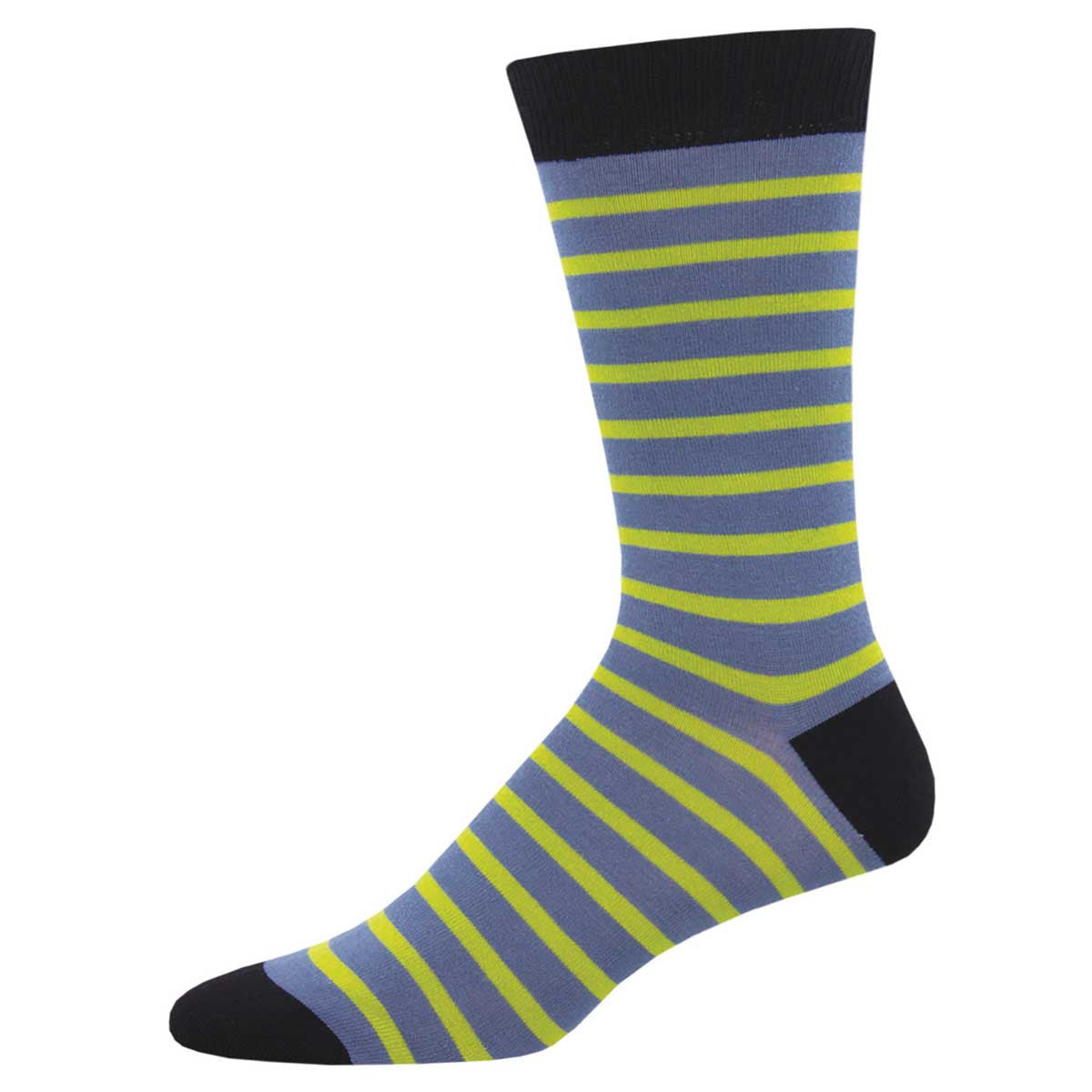 ZZNA-11/23_Men's Bamboo Sailor Stripe Crew (Blue)