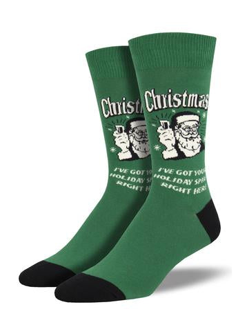 Men's Christmas Spirit Crew (Green)