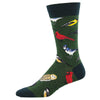 OOS-1/15_Men's Bird Is The Word Crew (Green Heather)