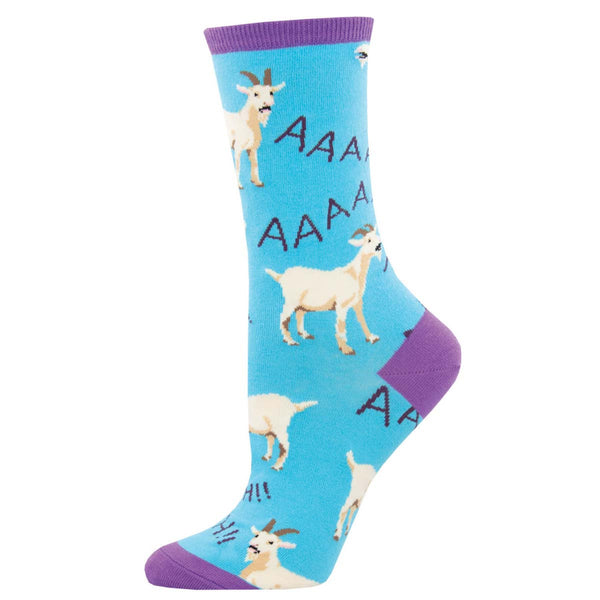 Women's Screaming Goats Crew (Blue)