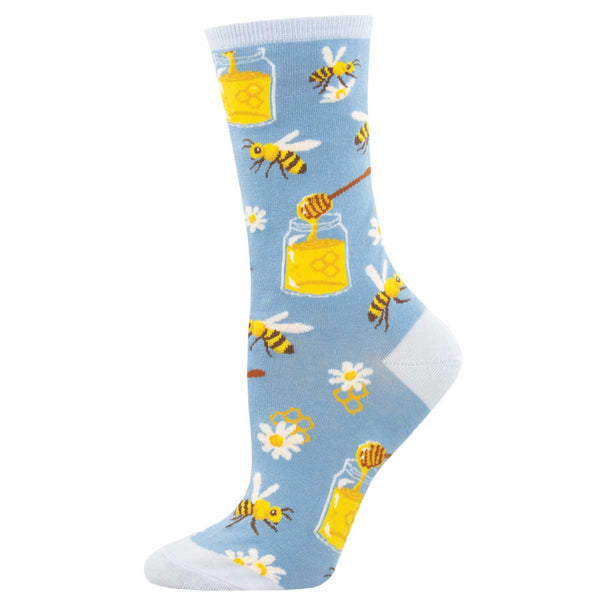 Women's Bee My Honey Crew (Blue)