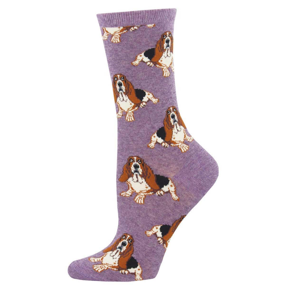 ZZNA_Women's Nothing But A Hound Dog Crew (Lavender Heather)